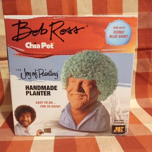 Chia Pet Other - NIB Bob Ross chia pet